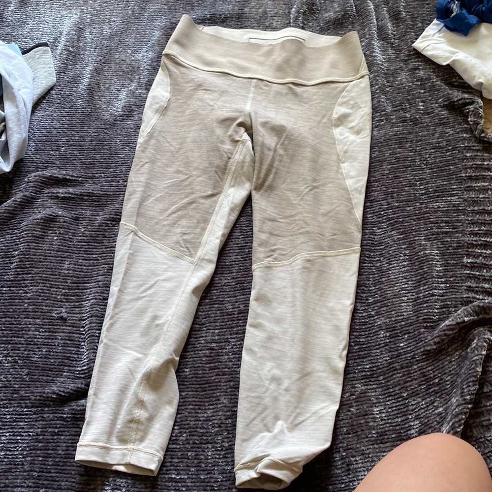 OV cropped color block leggings